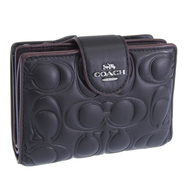 COACH（コーチ） 財布 レディース 二つ折り財布 アウトレット レザー