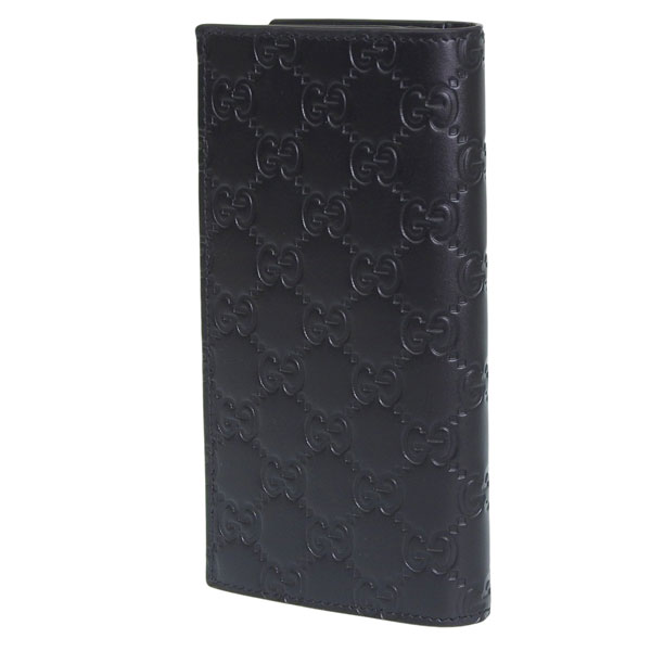 GUCCI（グッチ） 財布 メンズ 長財布 アウトレット レザー ブラック