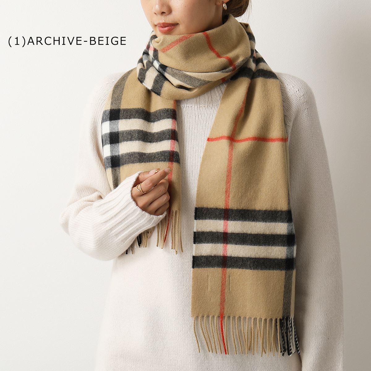 BURBERRY（バーバリー） マフラー チェック カシミアスカーフ