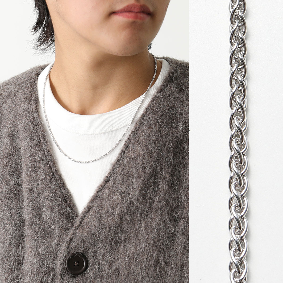 TOM WOOD（トムウッド） ネックレス Spike Chain 20.5inch スパイク