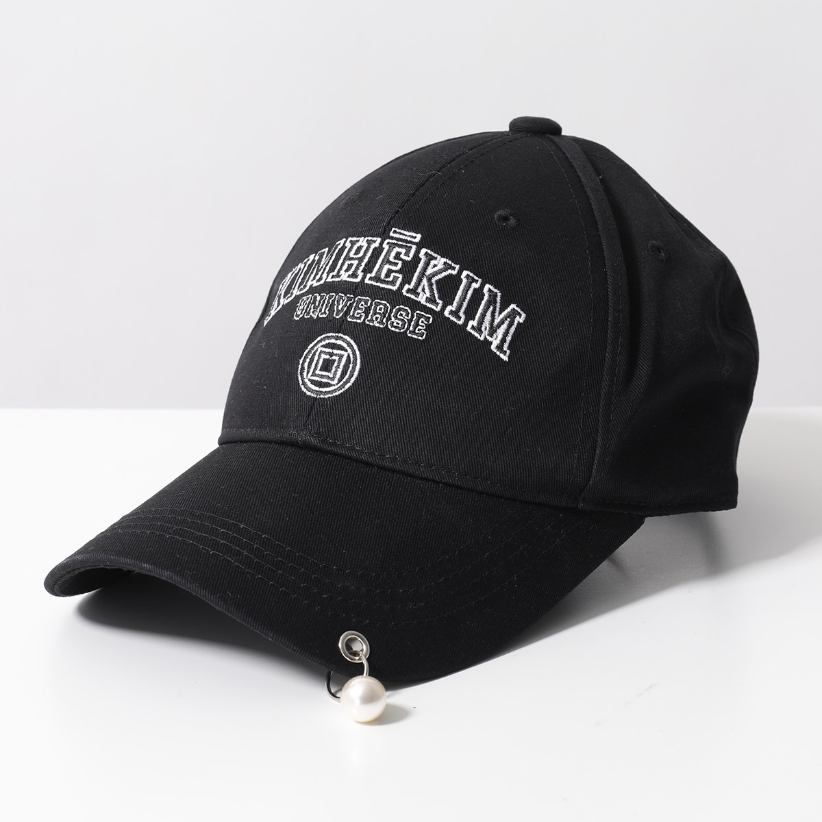KIMHEKIM キムヘキム ベースボールキャップ PEARL PIERCED BASEBALL