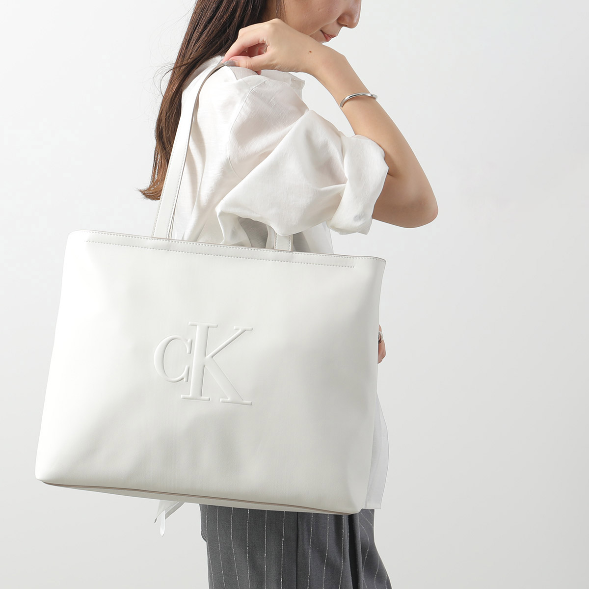 Calvin Klein（カルバン・クライン） トートバッグ SCULPTED SLIM TOTE