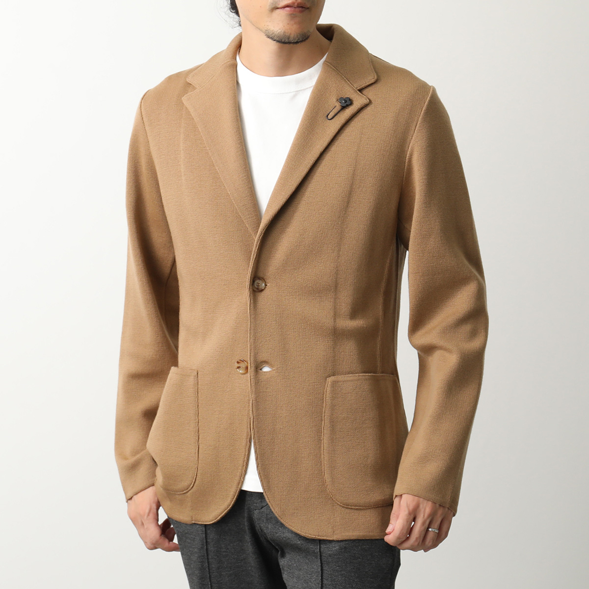 LARDINI（ラルディーニ） ニットジャケット CNCLJM56 CN65000 メンズ