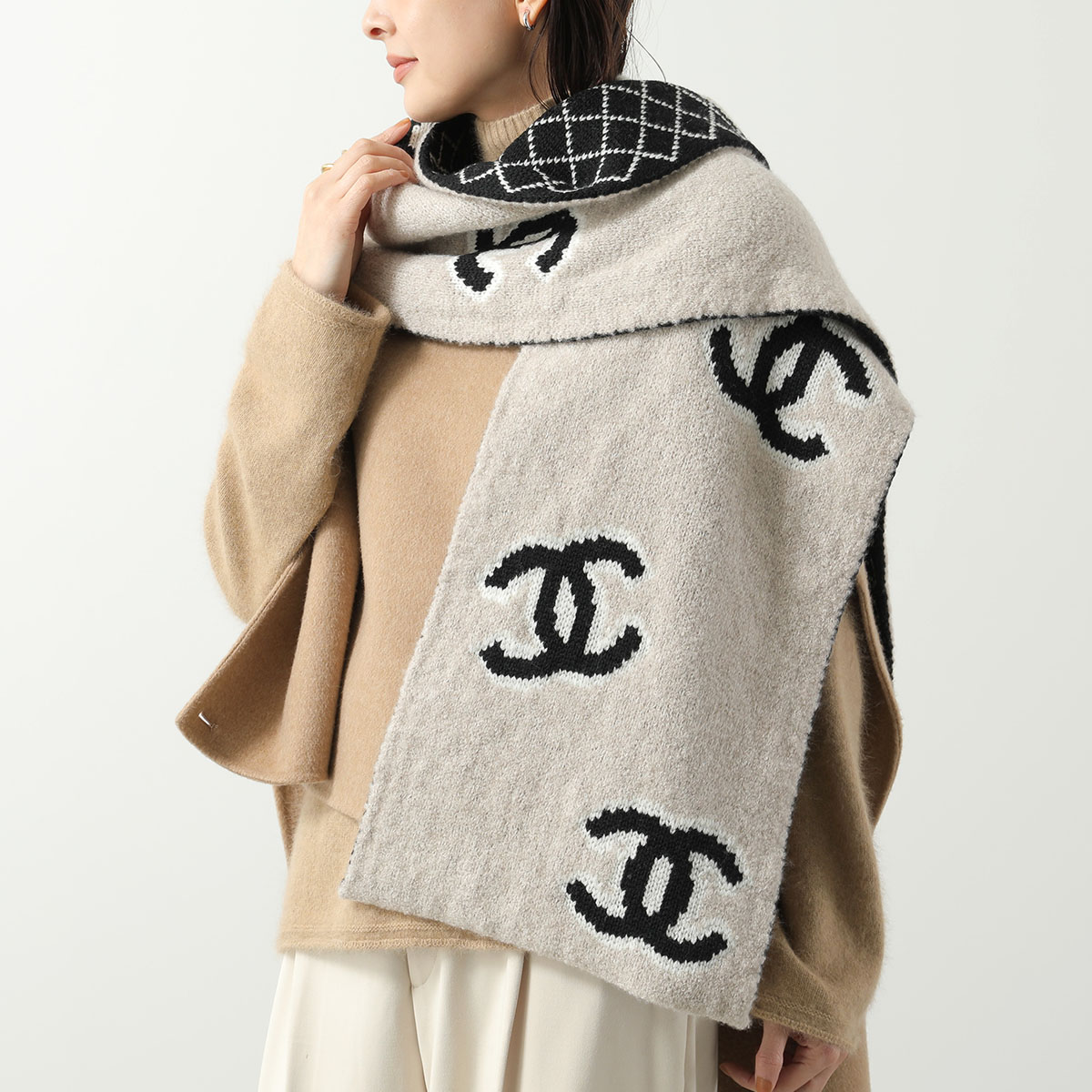 CHANEL（シャネル） マフラー AA8451 B08891 レディース カシミヤ