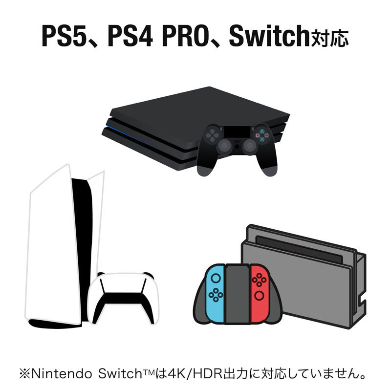 SANWA SUPPLY（サンワサプライ） 4K HDR 光デジタル出力付きHDMI