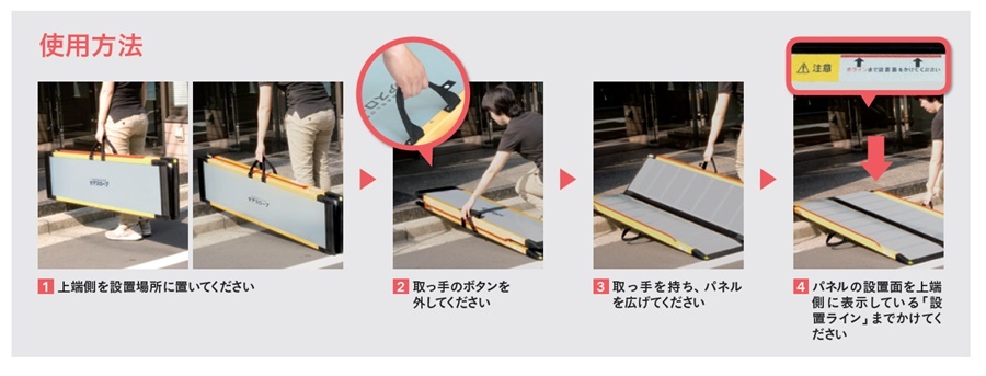 ケアメディックス ケアスロープ 長さ2.0m/200cm CS-200 車椅子