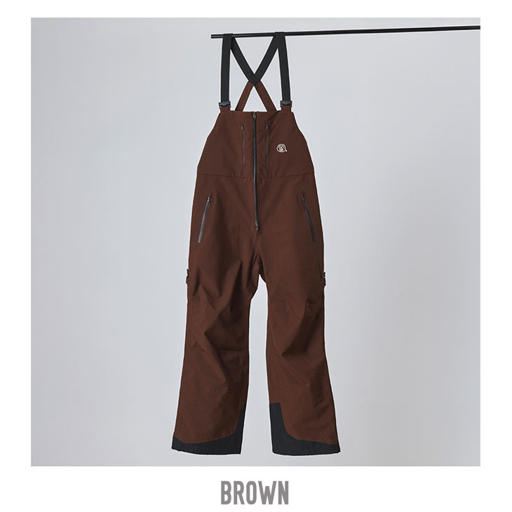 UNFUDGE アンファッジ 25-26 GENTLE BIB PANT WIDE FIT ジェントル