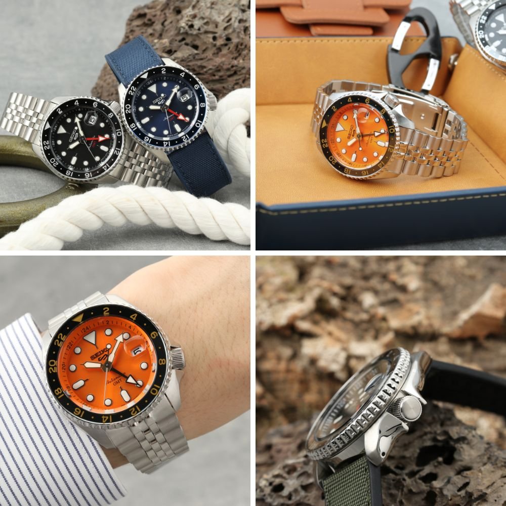 SEIKO 腕時計 自動巻き 手巻き セイコー セイコー5 スポーツ GMT