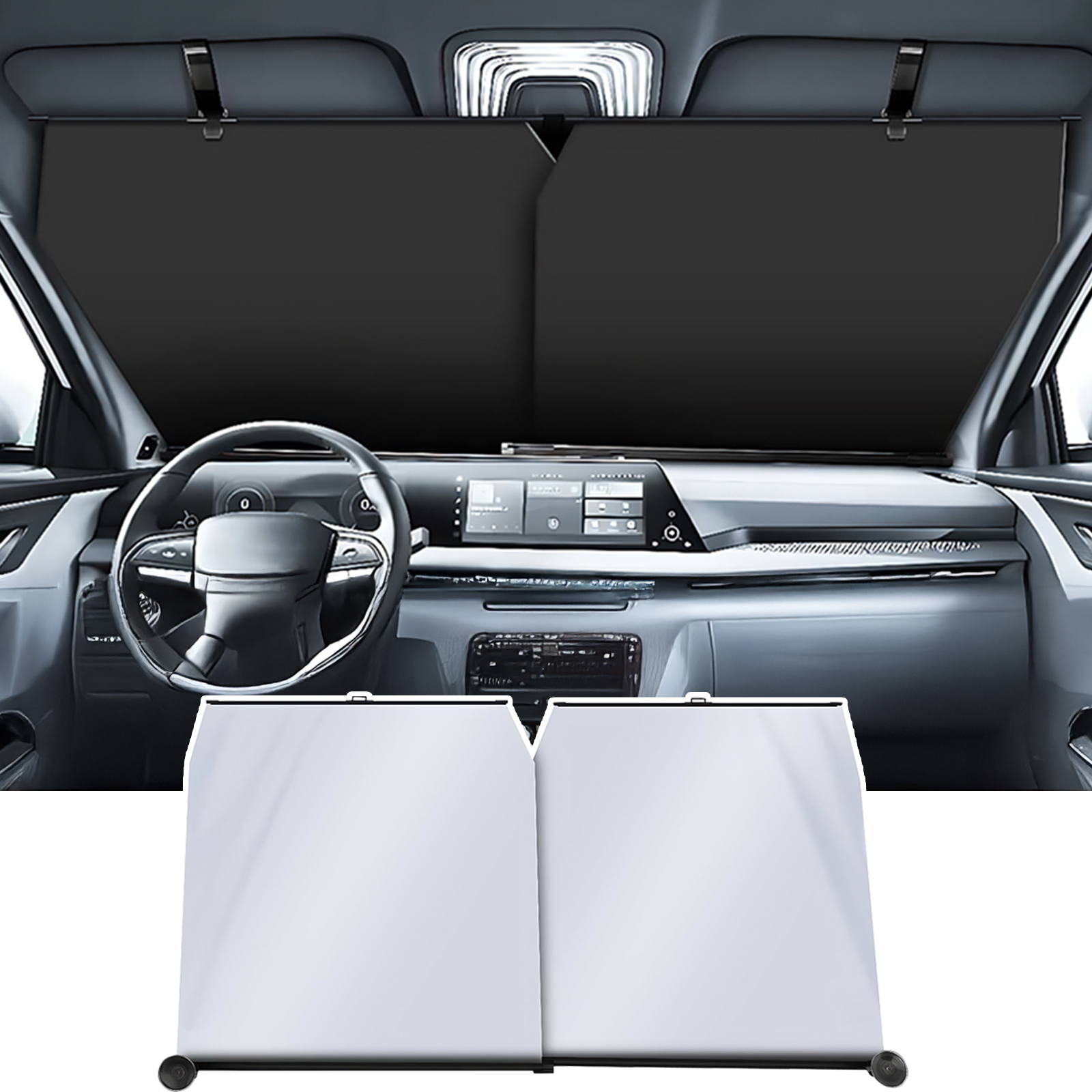 トヨタ ハイラックス GUN125 サンシェード ロール式 車用 フロント