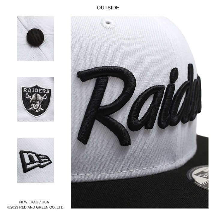 9FIFTY ニューエラ NEW ERA キャップ NFL Raiders ロゴ 9Fifty 帽子