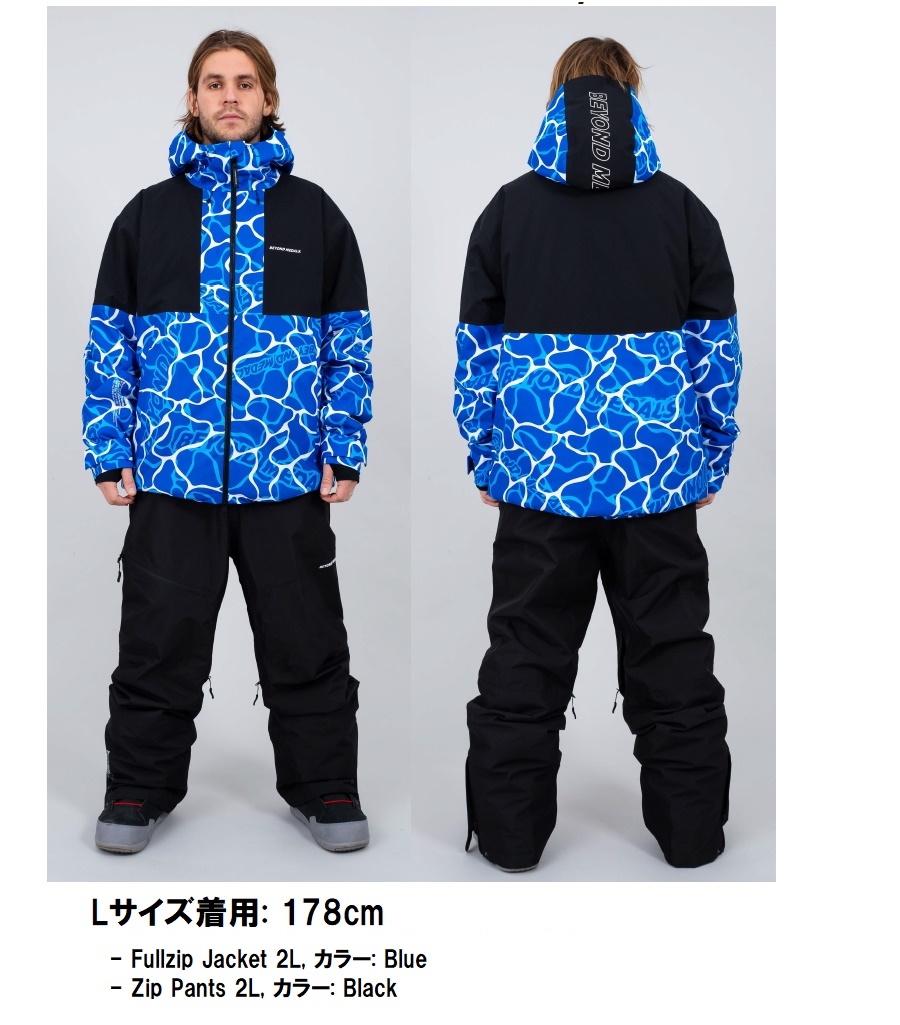 24-25 BEYOND MEDALS ウェア ZIP PANT 2L スノーボード パンツ 国内