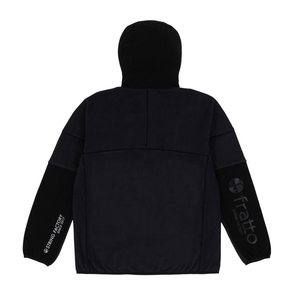 fratto / MIZUNO ZIPフリースパーカー ブラック