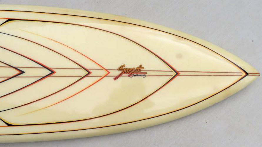 Pinline Bonanza: 70s Sunset Single Fin - Shred Sledz