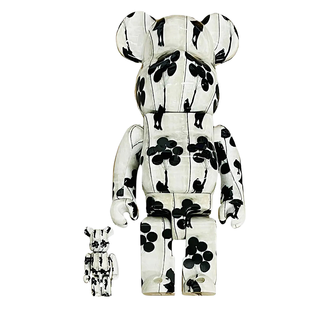 Medicom Toy BEARBRICK Banksy Flying Balloons Girl 100% And 400