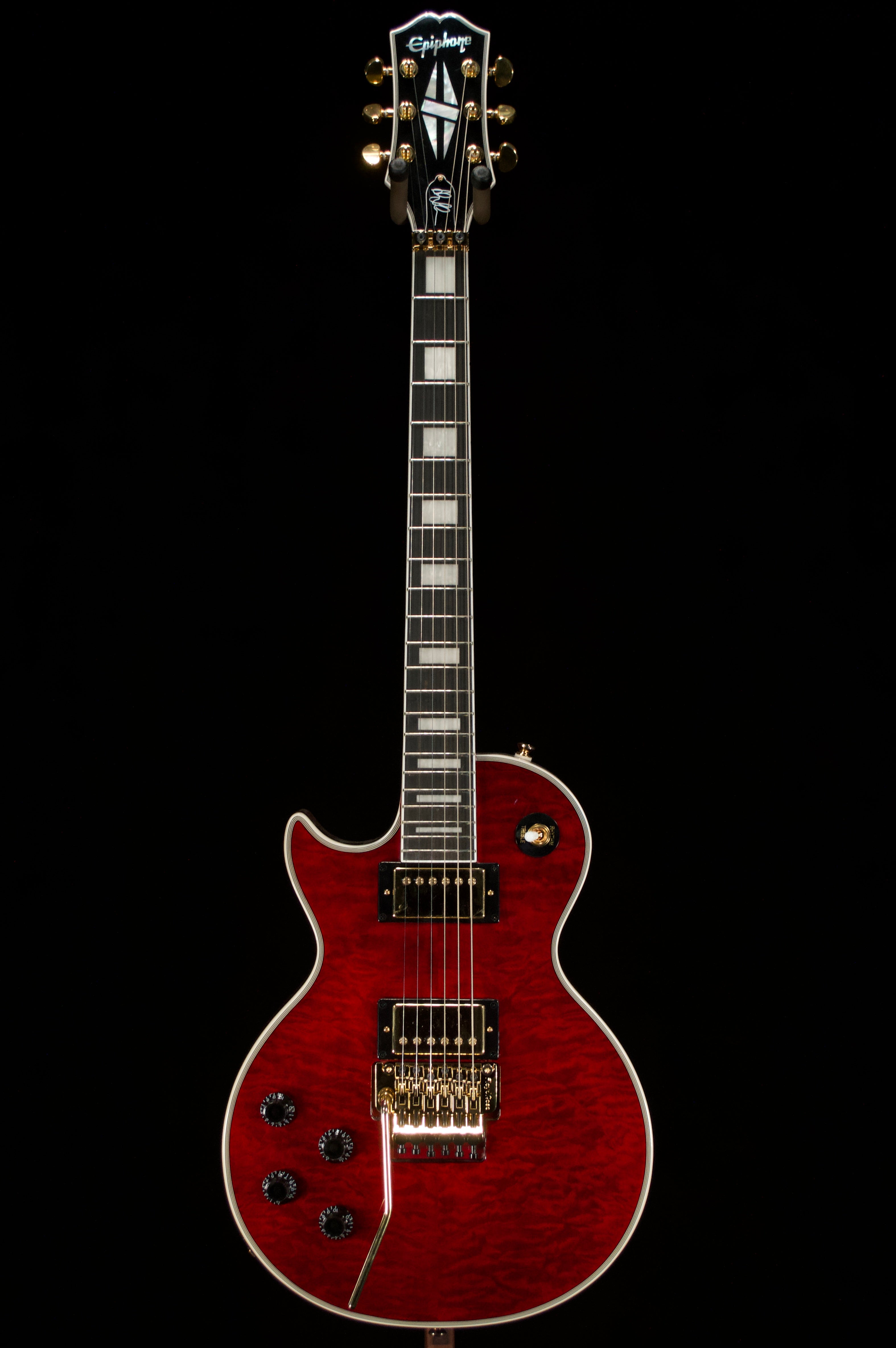✓ Epiphone Alex Lifeson signature Les Paul. Left handed