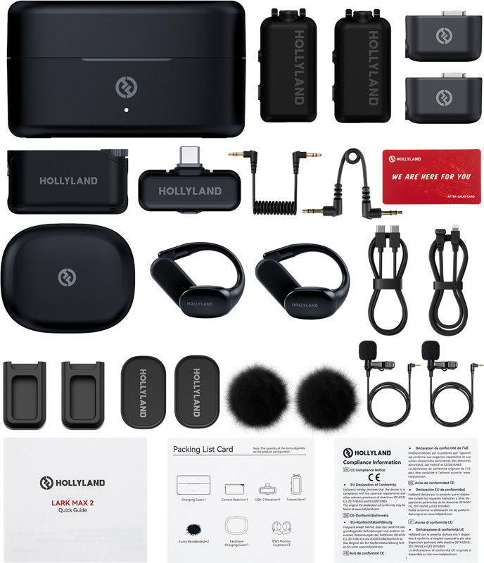 Hollyland Lark Max 2 Ultimate Combo | Creator Wireless Microphone