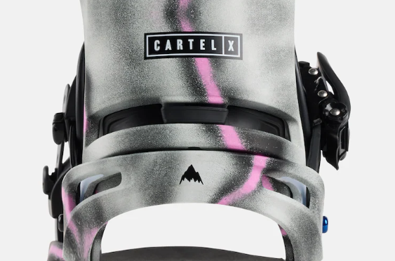 The #1 Burton Cartel X Gray Pink Binding