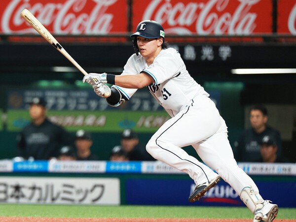 大胸筋断裂、62打席無安打 西武・西川愛也が苦難を乗り越えつかんだ