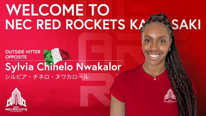 2025-26シーズン 新加入選手のお知らせ【NECレッドロケッツ川崎