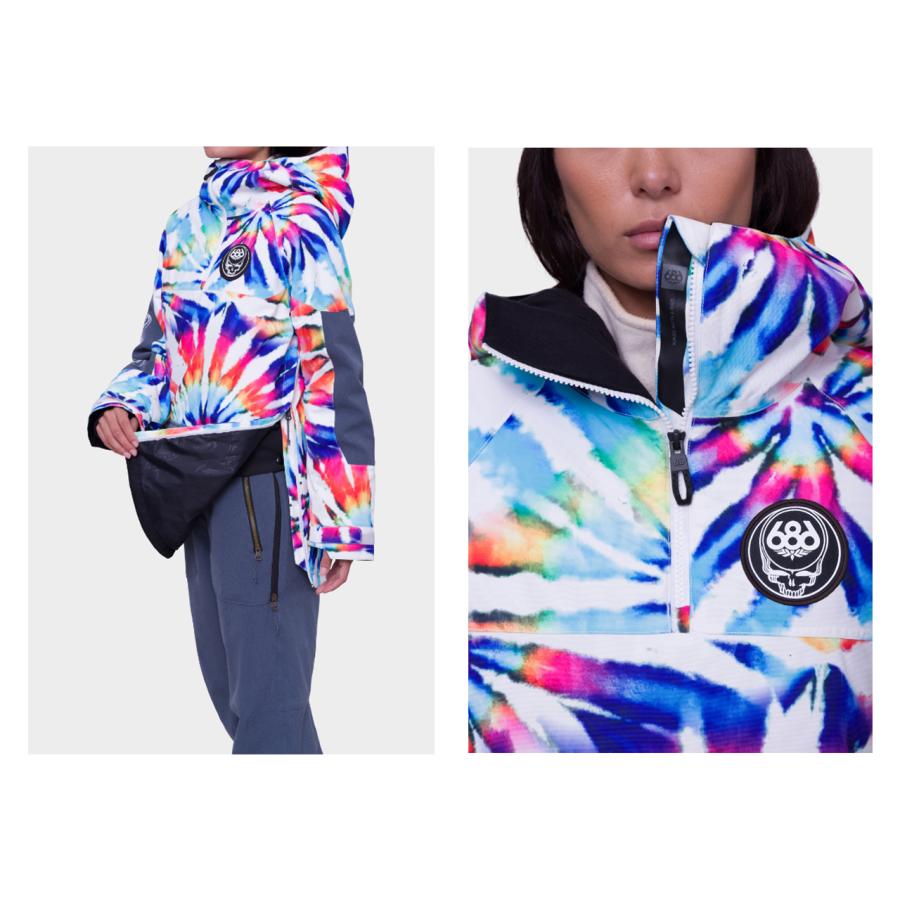 686 ロクハチロク WOMEN'S UPTON INSULATED ANORAK Grateful Dead