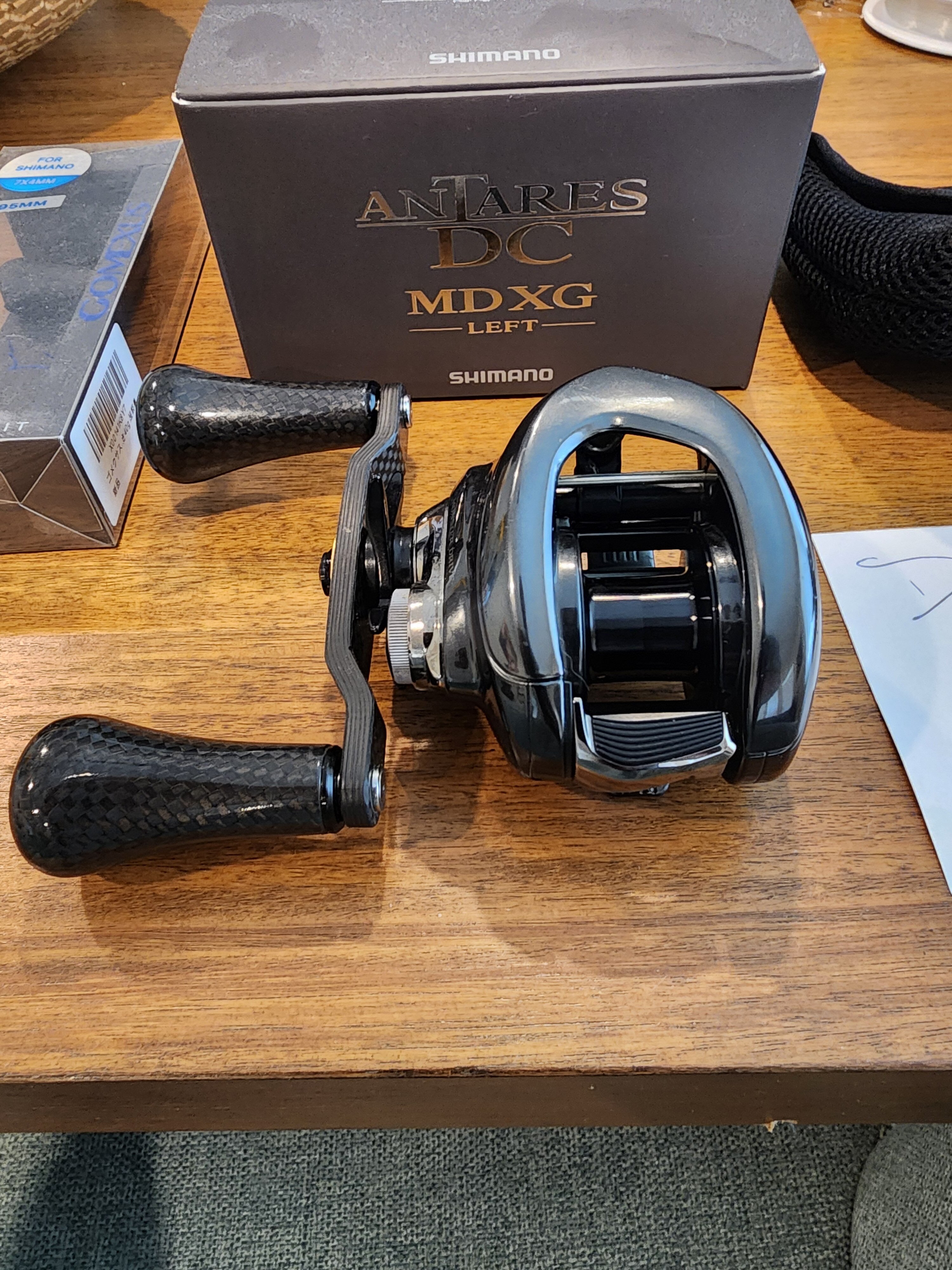 Shimano Antares DC MD XG Left - Black Market - Swimbait Underground