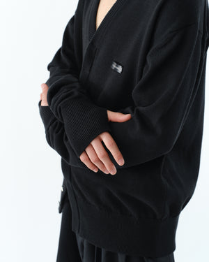 COMPACT LINER CARDIGAN .14【BLACK】 – SUBLATIONS