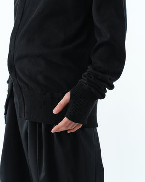 COMPACT LINER CARDIGAN .14【BLACK】 – SUBLATIONS