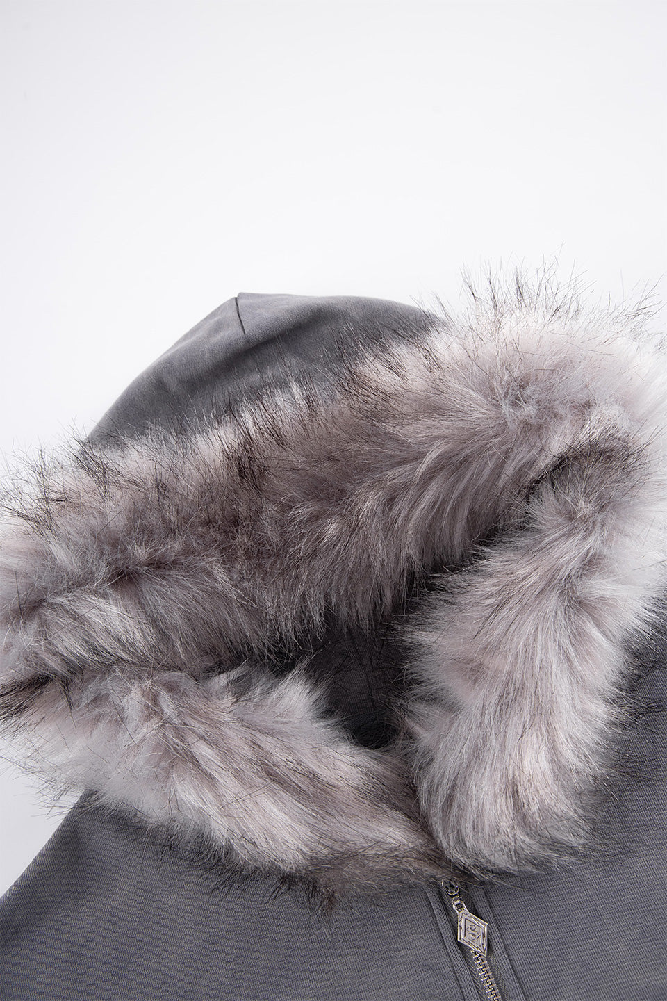 Faux Fur Cross Zip Hoodie｜SUPPLIER｜フーディー