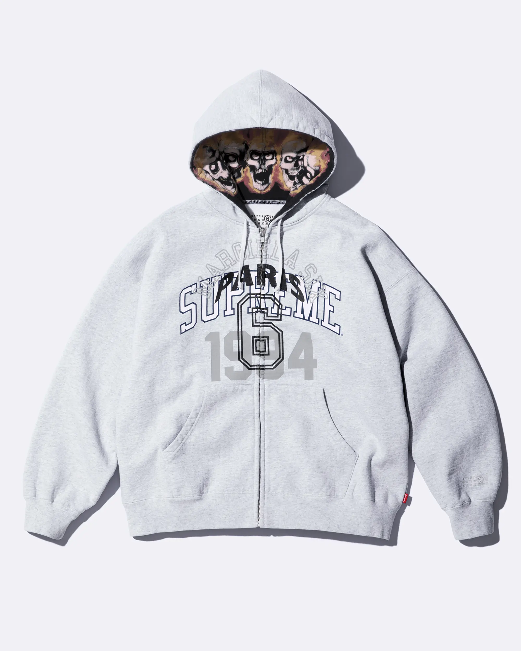 Supreme®/MM6 Maison Margiela Zip Up Hooded Sweatshirt | Supreme 24ss