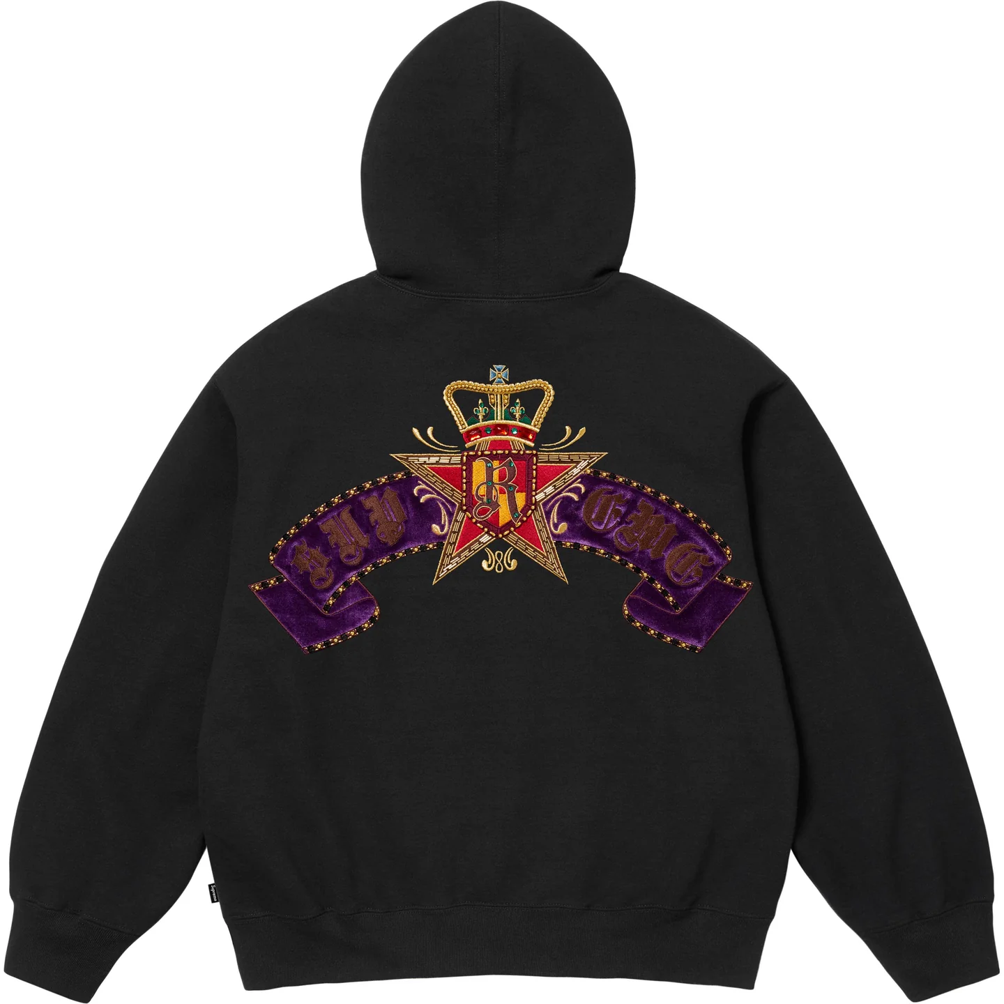 Crest Zip Up Hooded Sweatshirt | Supreme 25ss