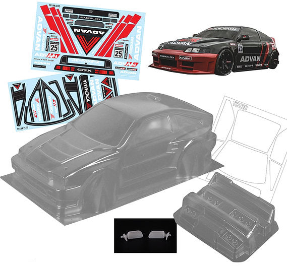 180sx D-MAX Diversion ADVAN One-Via Drift 1-10 Body Set [Yokomo