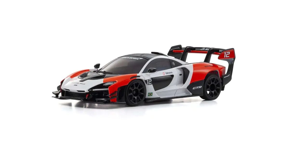 ASC MR03W-MM McLaren Senna GTR White-Red Mini-Z RWD 1-28 Painted