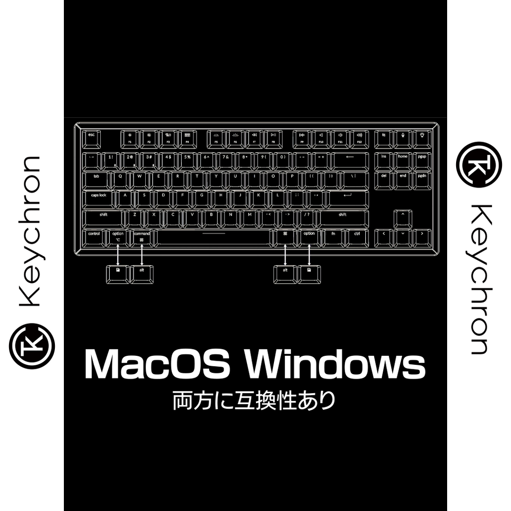 Keychron K8 ワイヤレス・メカニカルキーボード– SUPER KOPEK