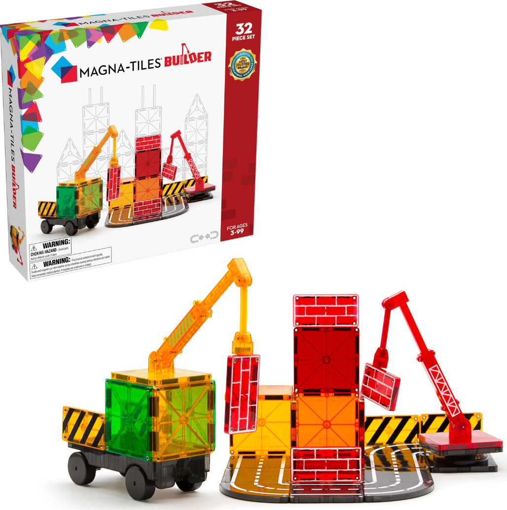 Magna-Tiles Builder 32 Piece Set - The Village Toy Store