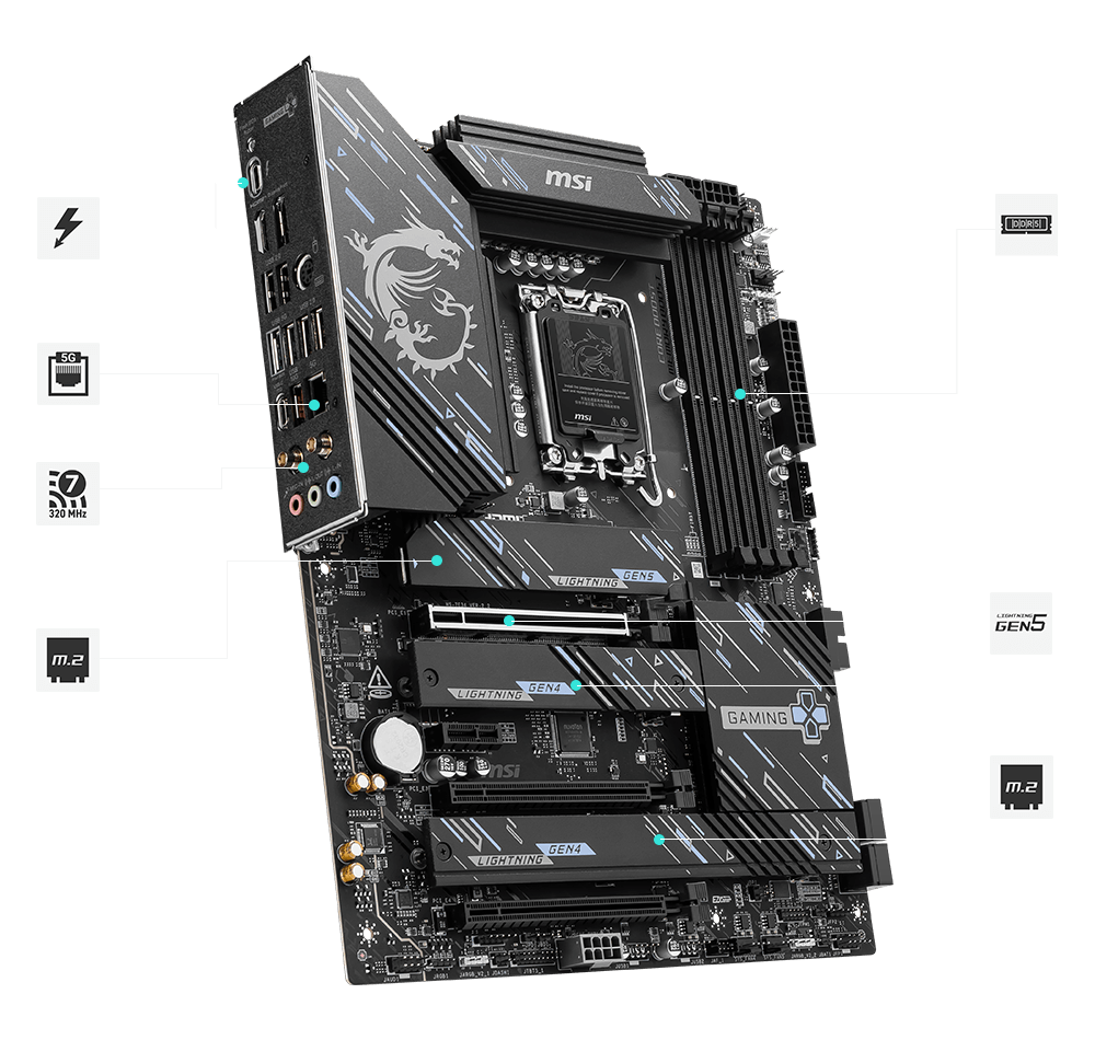 Z890 GAMING PLUS | Gaming Motherboards｜Best Motherboard for AI PC