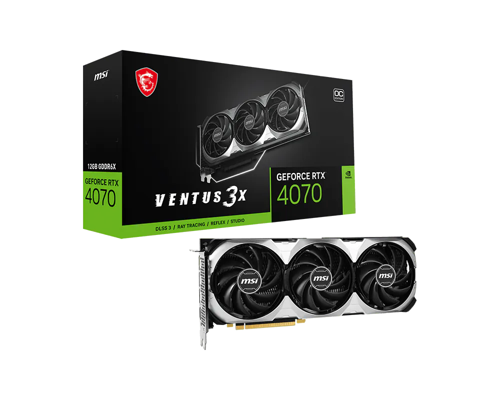 MSI GeForce RTX™ 4070 VENTUS 3X 12G OC