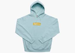 Supreme Box Logo Hoodie Ice Blue