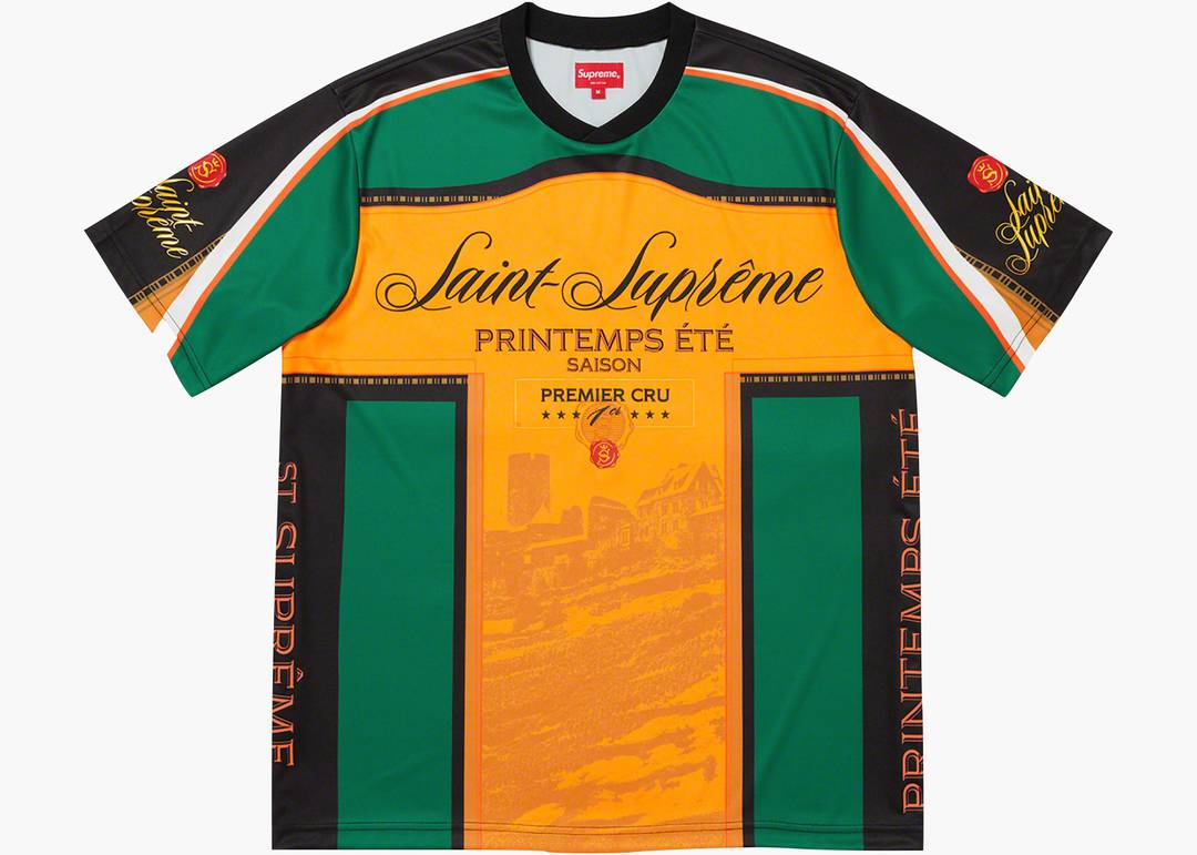 Supreme Premier Soccer Jersey Green | Hype Clothinga