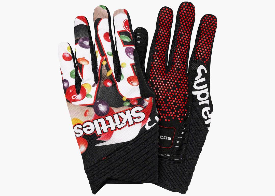 Supreme Skittles Castelli Cycling Gloves White | Hype Clothinga