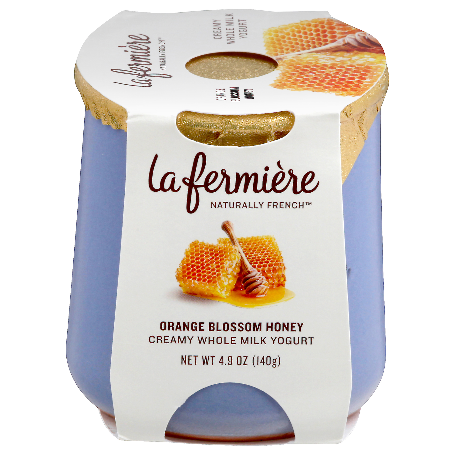 La Fermiere Orange Blossom Honey Creamy Whole Milk Yogurt - Lunds