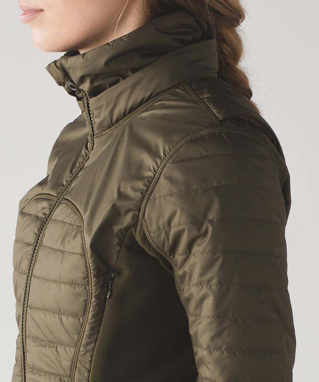 Lululemon First Mile Jacket - Military Green - lulu fanatics