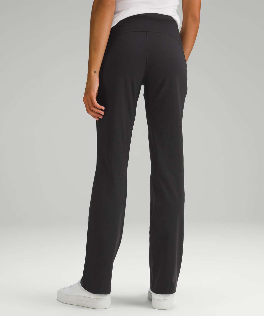Lululemon Smooth Fit Pull-On High-Rise Pant - Black - lulu fanatics