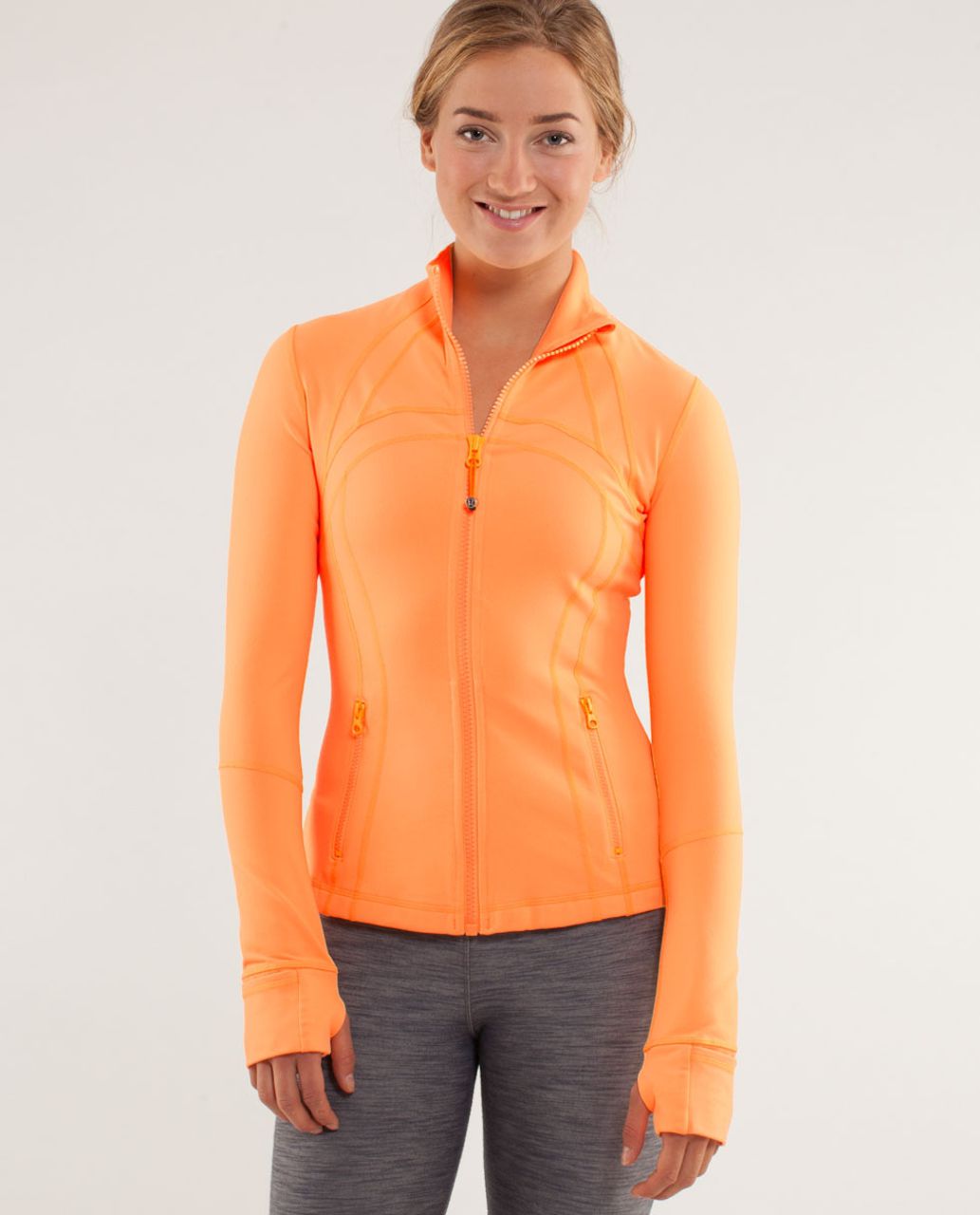 Lululemon Define Jacket *Brushed - Creamsicle Pop - lulu fanatics