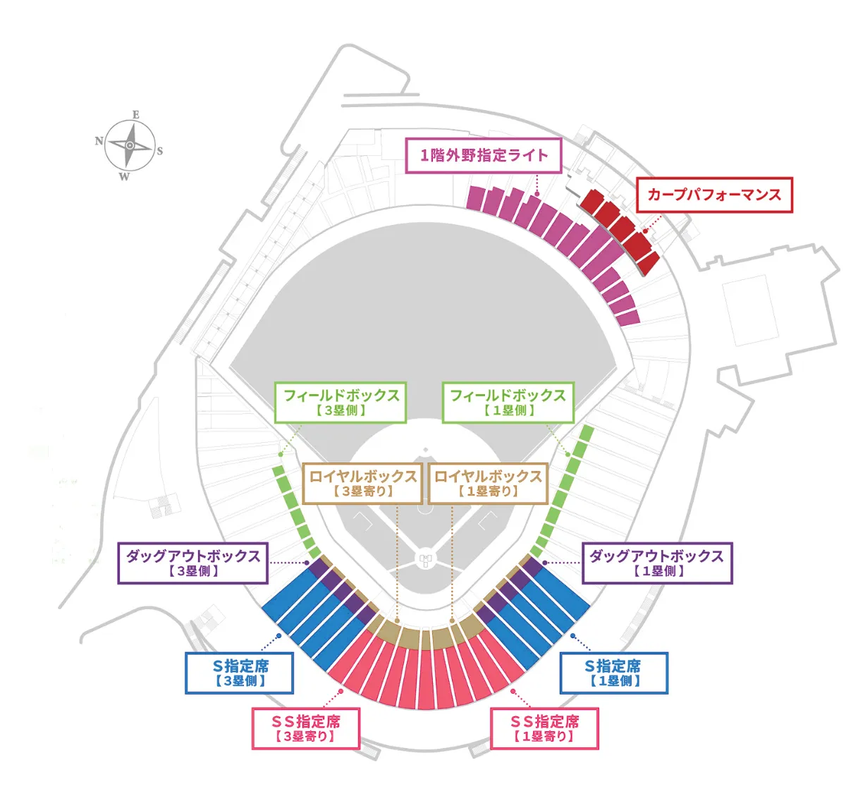 年間指定席｜広島東洋カープ公式サイト