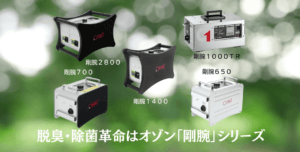 オゾン発生器業務用 【剛腕1000TR2】 除菌、脱臭、ホテル