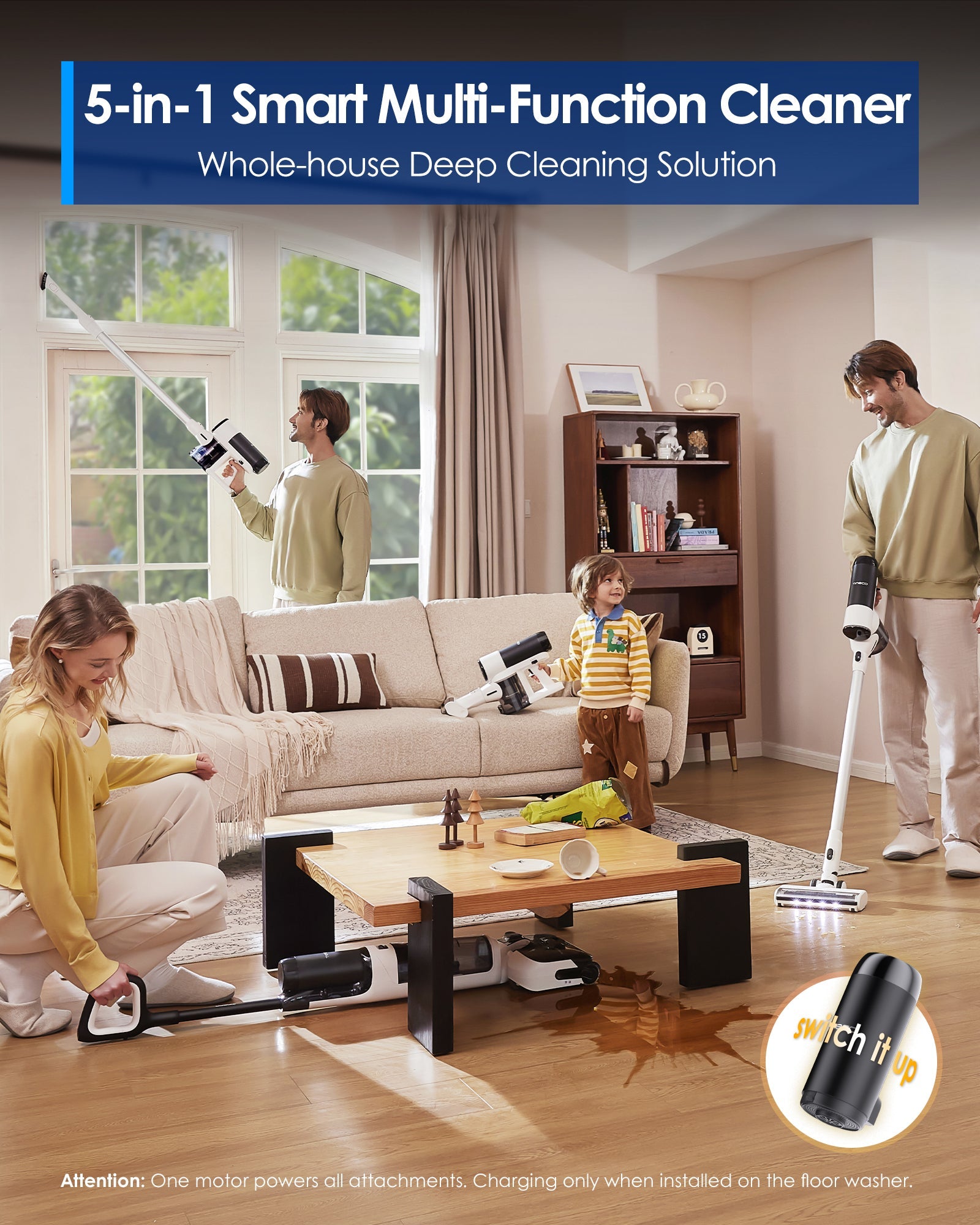 Tineco FLOOR ONE SWITCH S6 Stretch Wet Dry Vacuum Cleaner - Tineco US