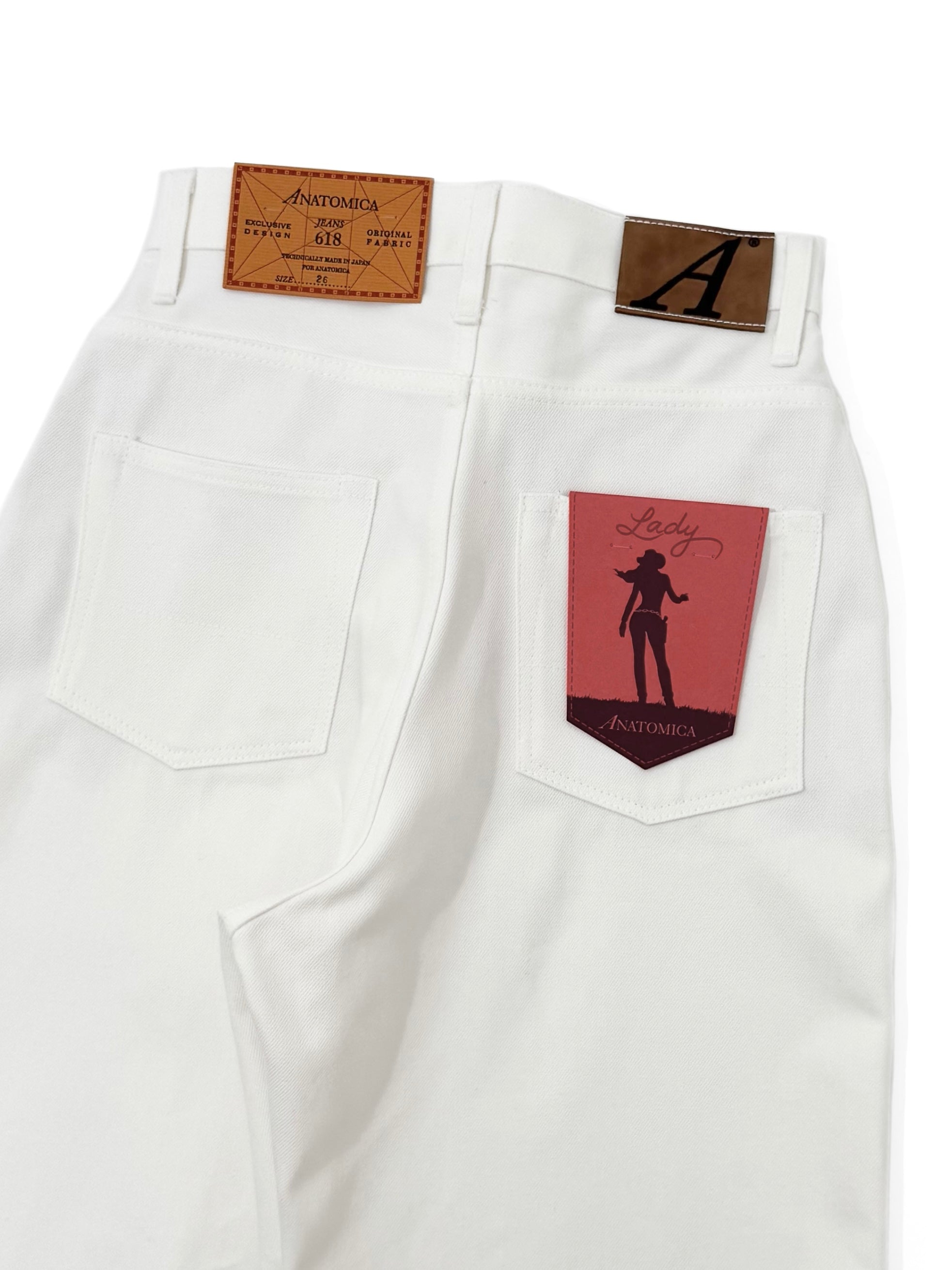 618 MARILYN 1 / WHITE DENIM – ANATOMICA OFFICIAL ONLINE STORE