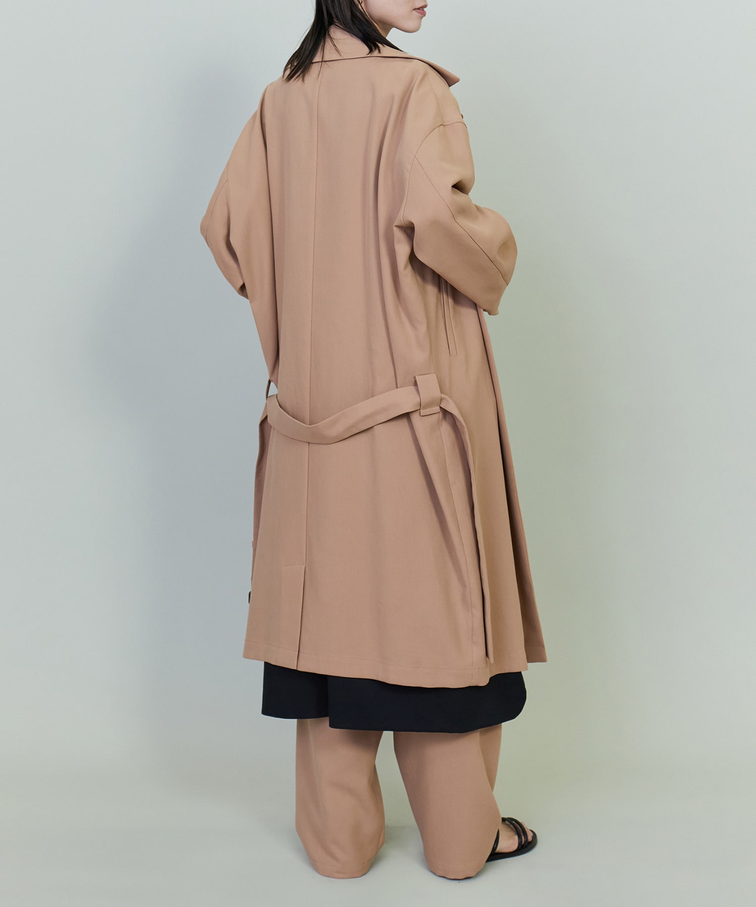 強撚ダブルクロスコート｜BIGI online store - ビギ オンラインストア