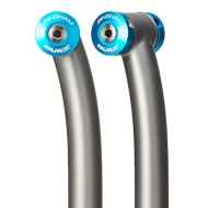 BINGHAM BUILT* titanium layback seatpost (pewter) - BLUE LUG