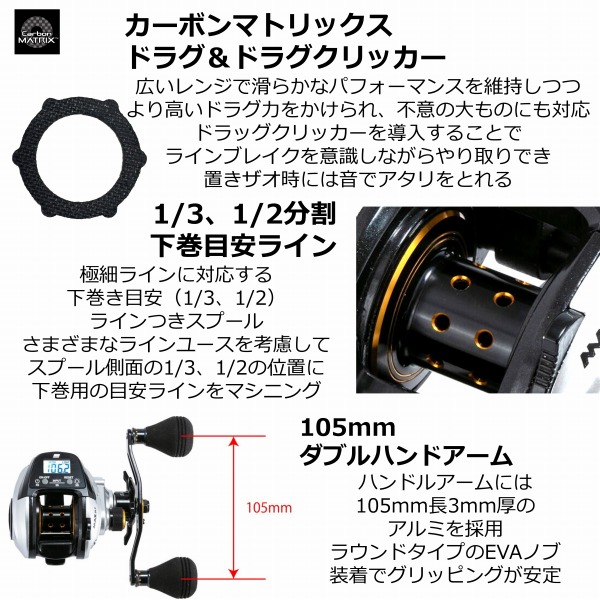 AbuGarcia(アブガルシア) MAX DLC (マックス ディーエルシー) H